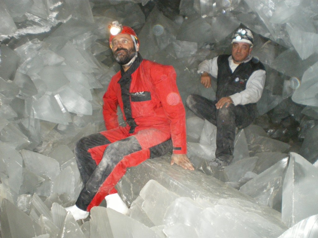 En la geoda de Pulpí en 2009