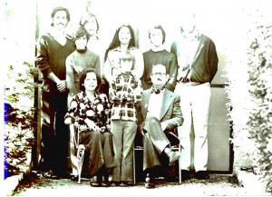 Foto "oficial" del carnet de familia numerosa de 1ª categoría.